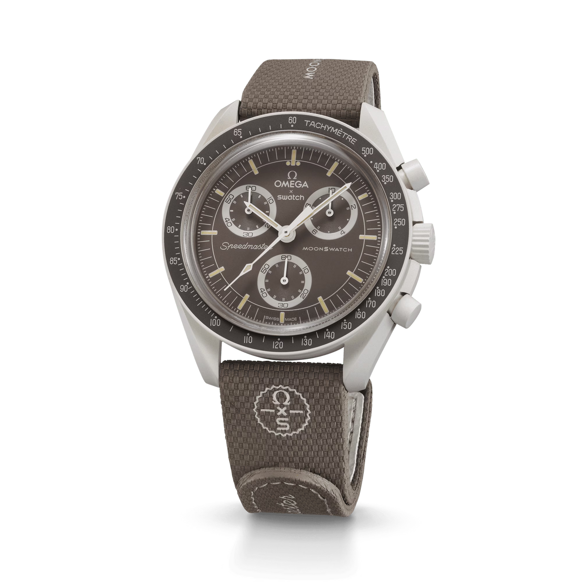 STRAP DARK BROWN/SAND RUBBER