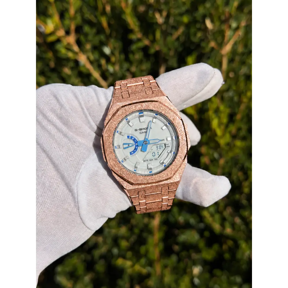 Custom Watch – Silver Luminous Frosted