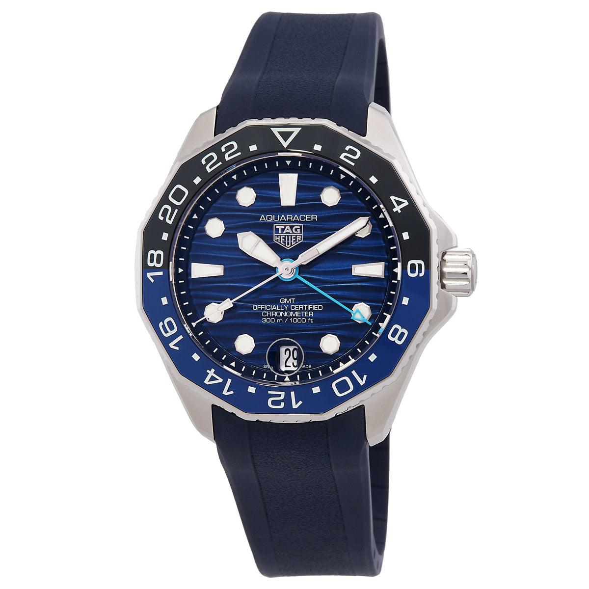 TAG Heuer Aquaracer Automatic Blue Dial Batman Bezel Men's Watch WBP5114.FT6259