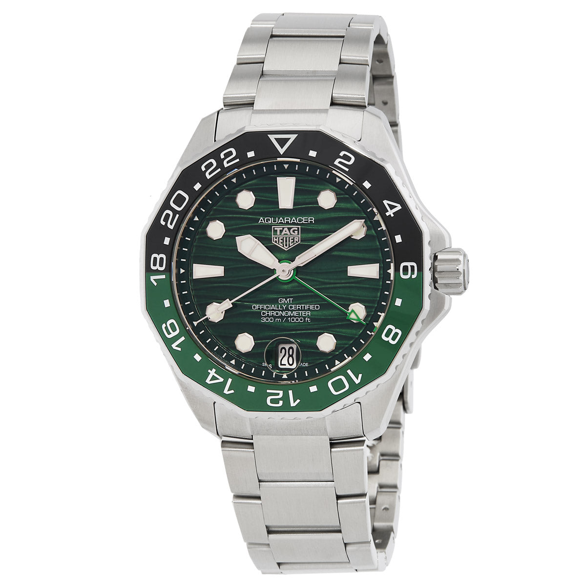 TAG Heuer Aquaracer Automatic Green Dial Men's Watch WBP5115.BA0013