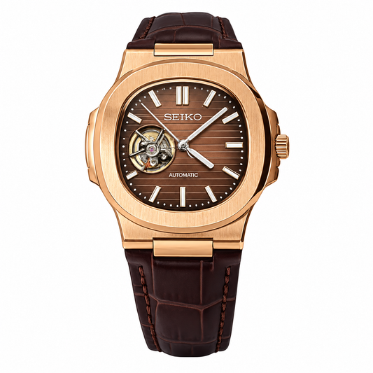 Sorelyne Nautilus SEIKO Open Heart 40mm Watch