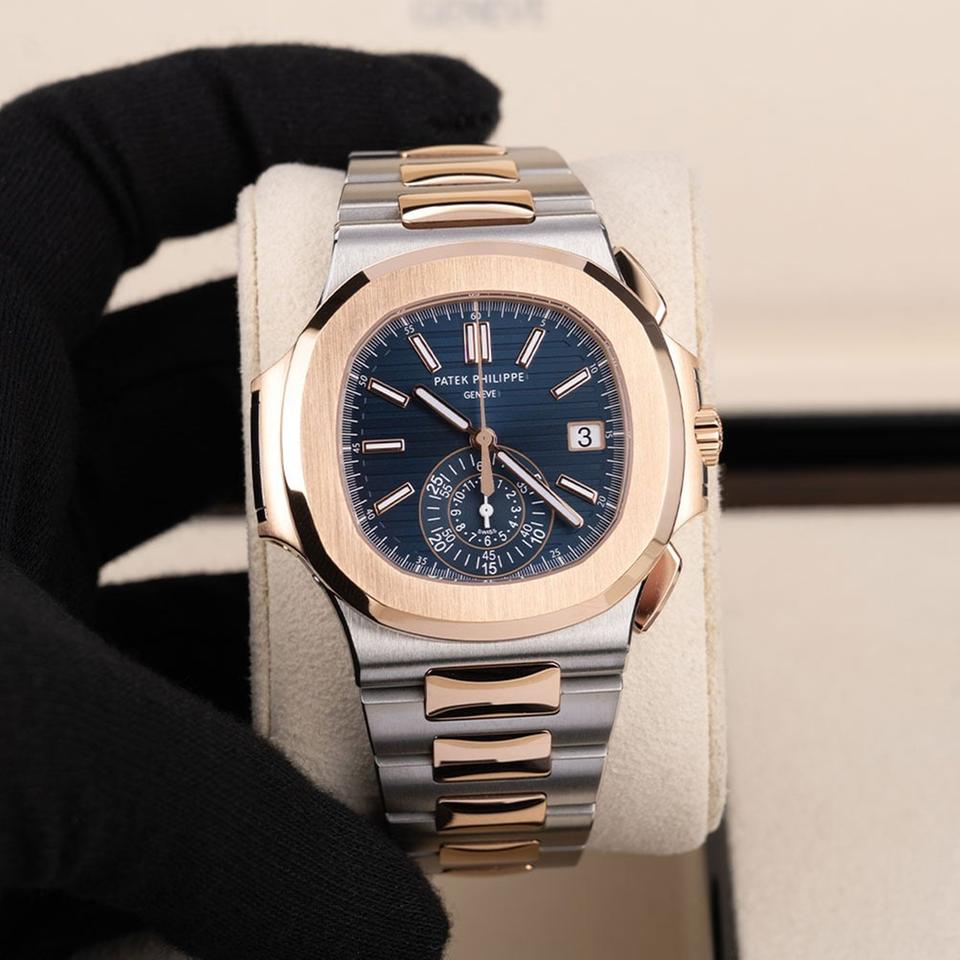 Sorelyne Nautilus Rose Gold Blue Dial 40mm Watch photo 8