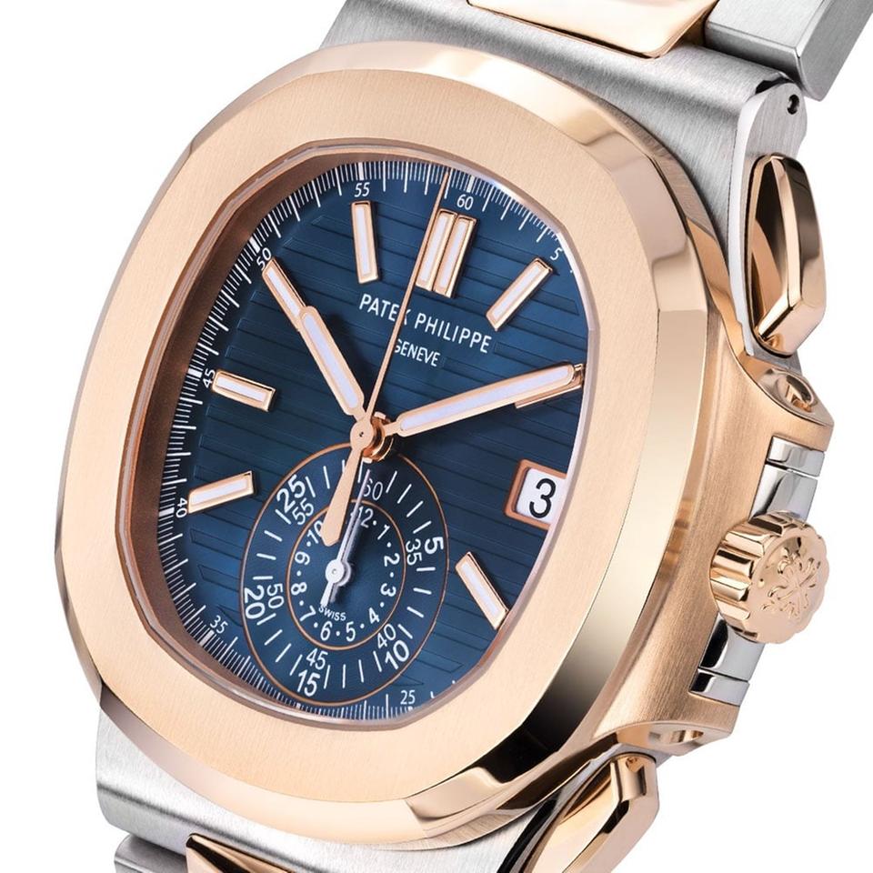 Sorelyne Nautilus Rose Gold Blue Dial 40mm Watch photo 3