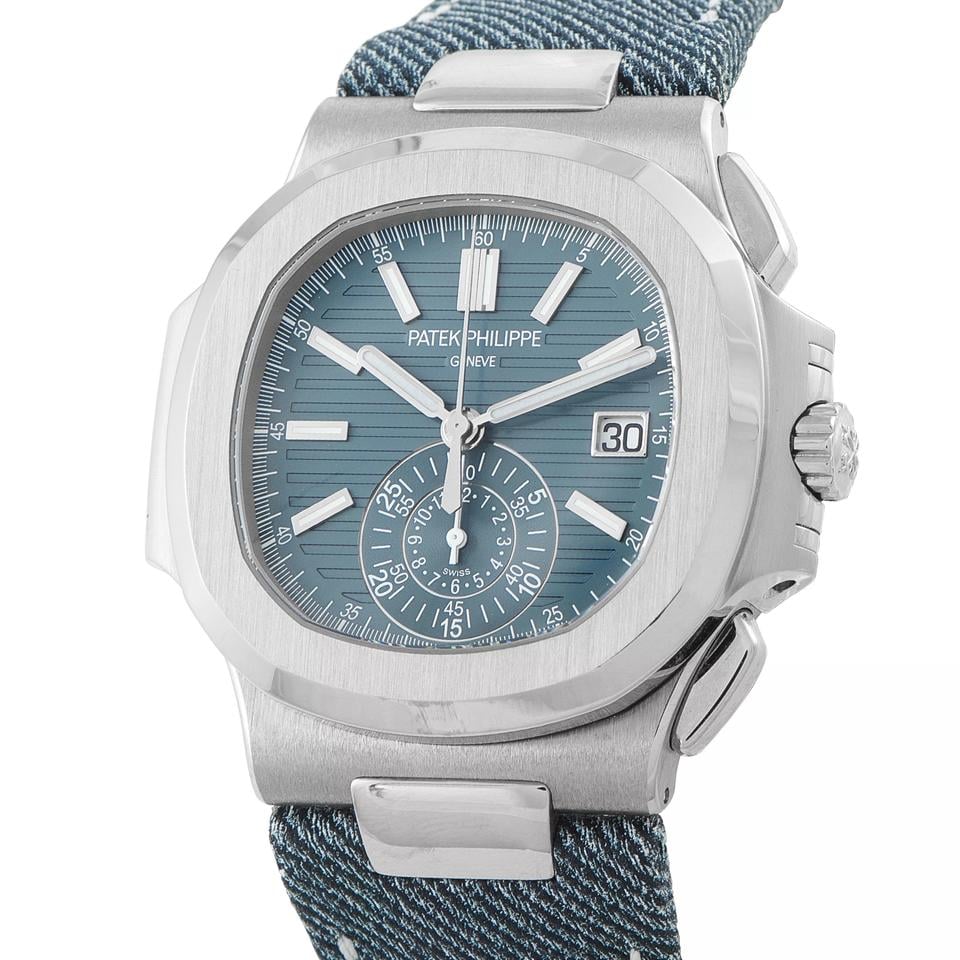 Sorelyne Nautilus Flyback Chronograph Denim Strap 40,5mm Watch photo 2