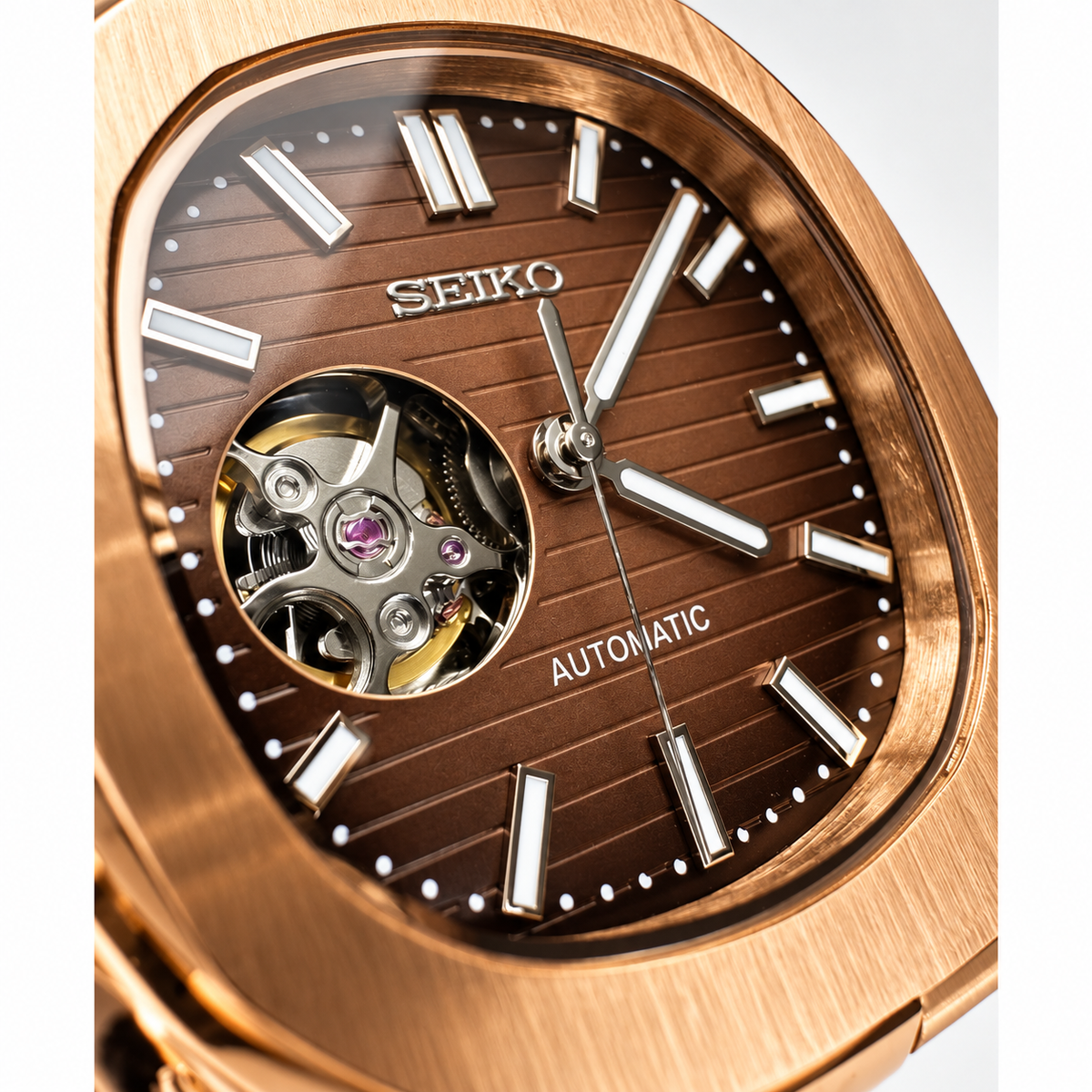 Sorelyne Nautilus SEIKO Open Heart 40mm Watch photo 2