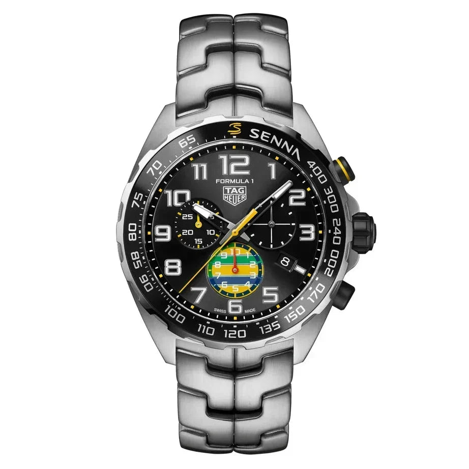 Sorelyne Special Edition NEW Formula 1 Chronograph x Senna 43mm Watch