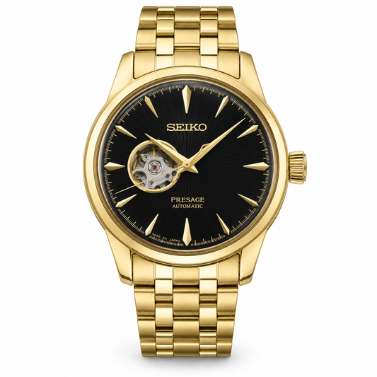 Sorelyne Seiko Presage Open Heart 42mm Watch