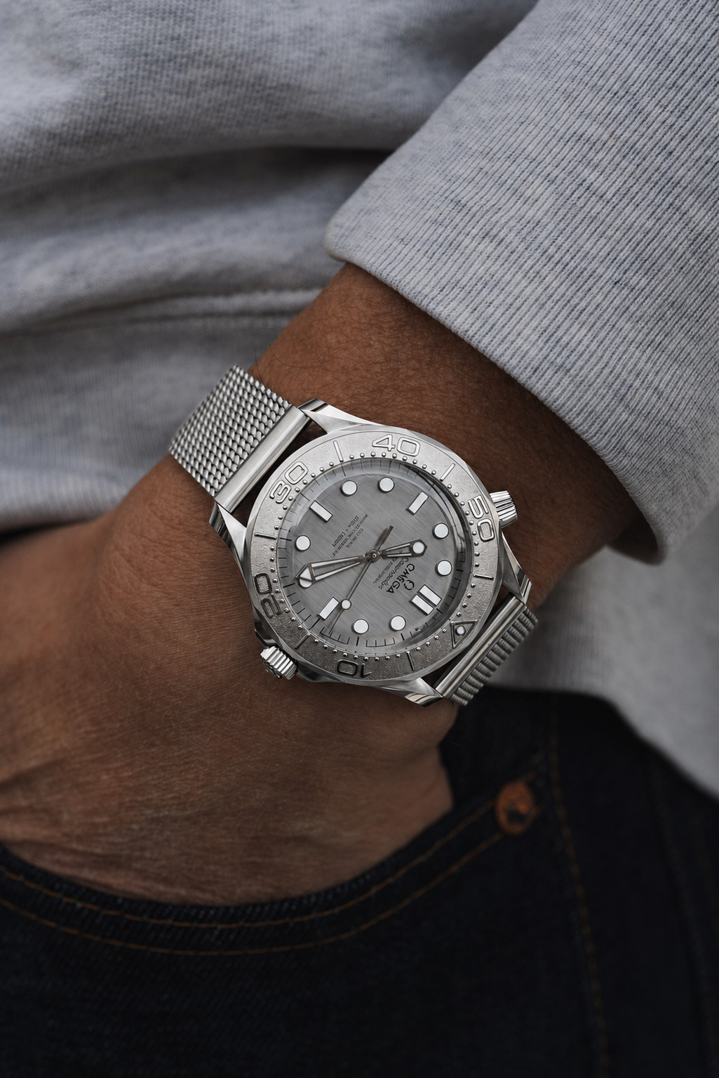 Sorelyne Seamaster Diver 300M 42mm Silver Watch photo 6