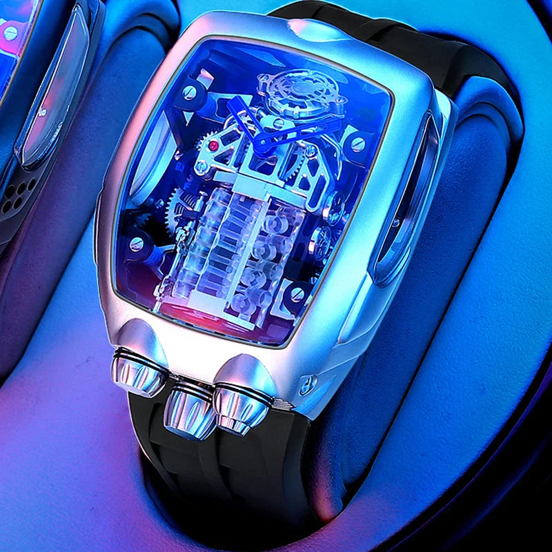 Sorelyne Tourbillon Sapphire Crystal Watch photo 8
