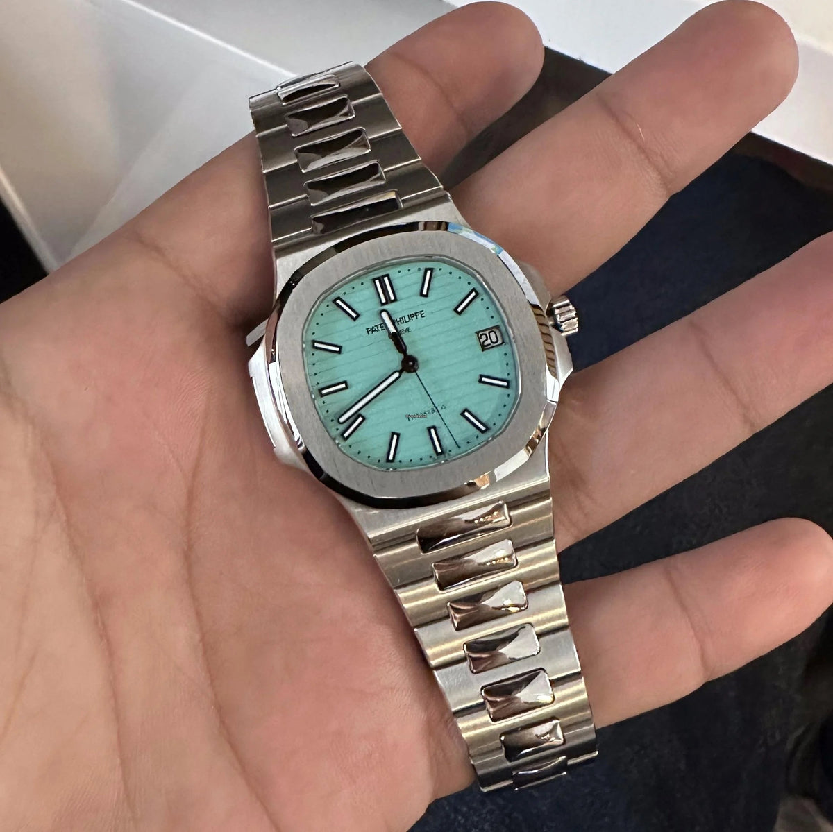 Sorelyne Nautilus Tiffany Dial 41mm Super Clone with Box and Certificates photo 7