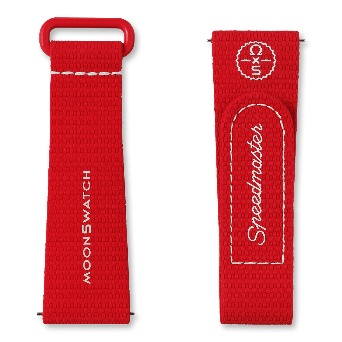 STRAP  RED/WHITE RUBBER