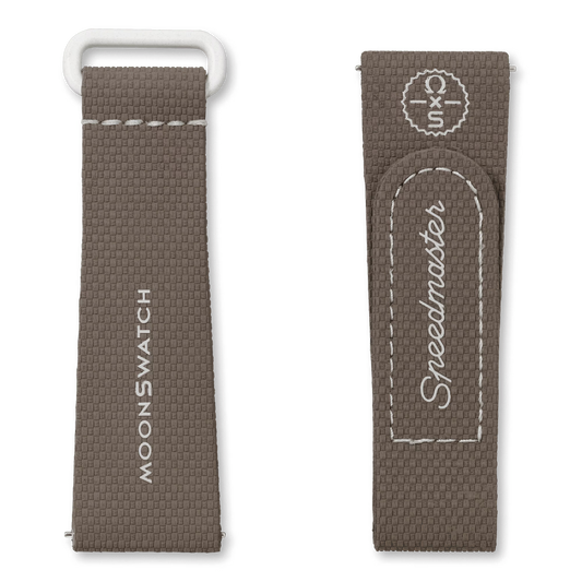 STRAP  DARK BROWN/SAND RUBBER