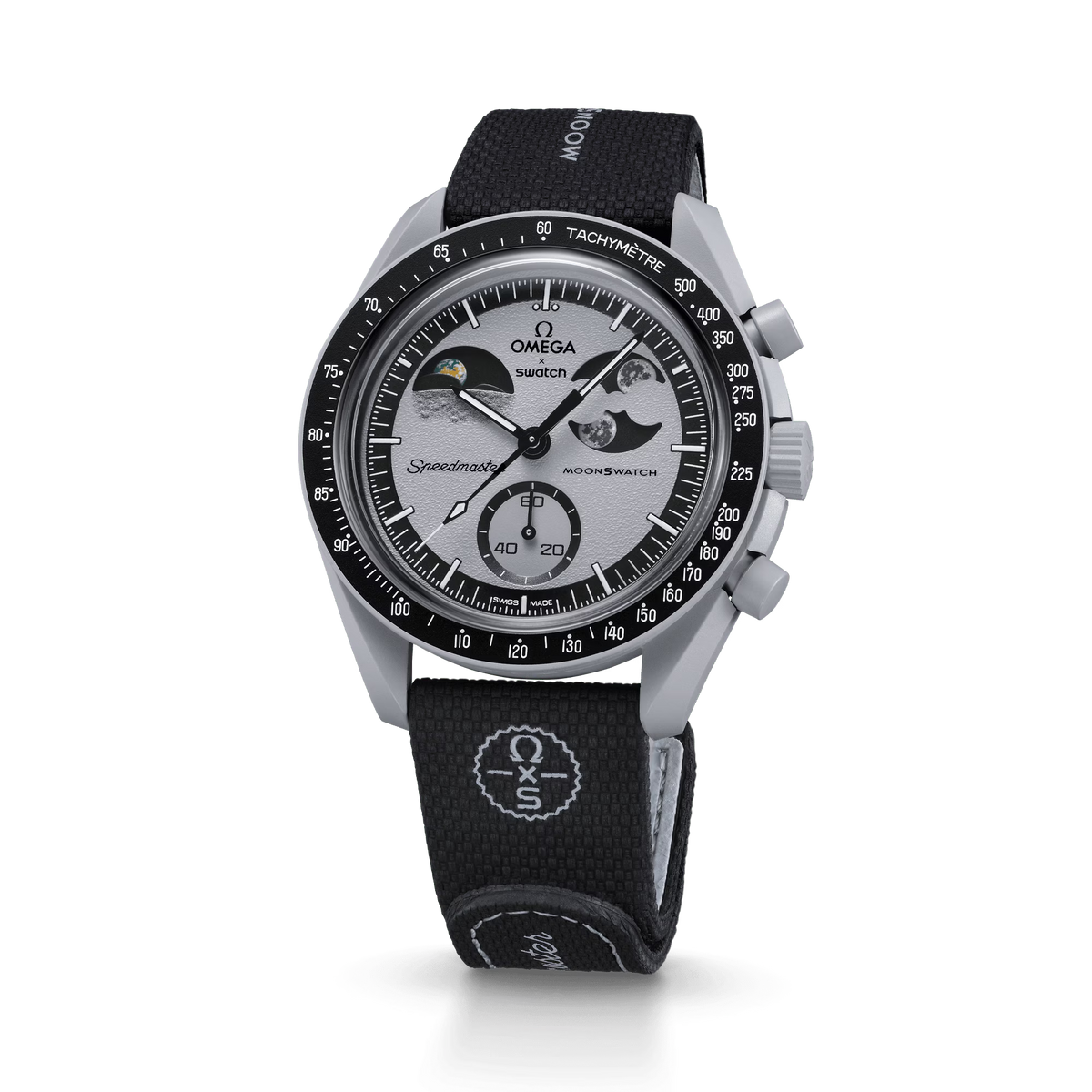 STRAP  BLACK/GREY RUBBER