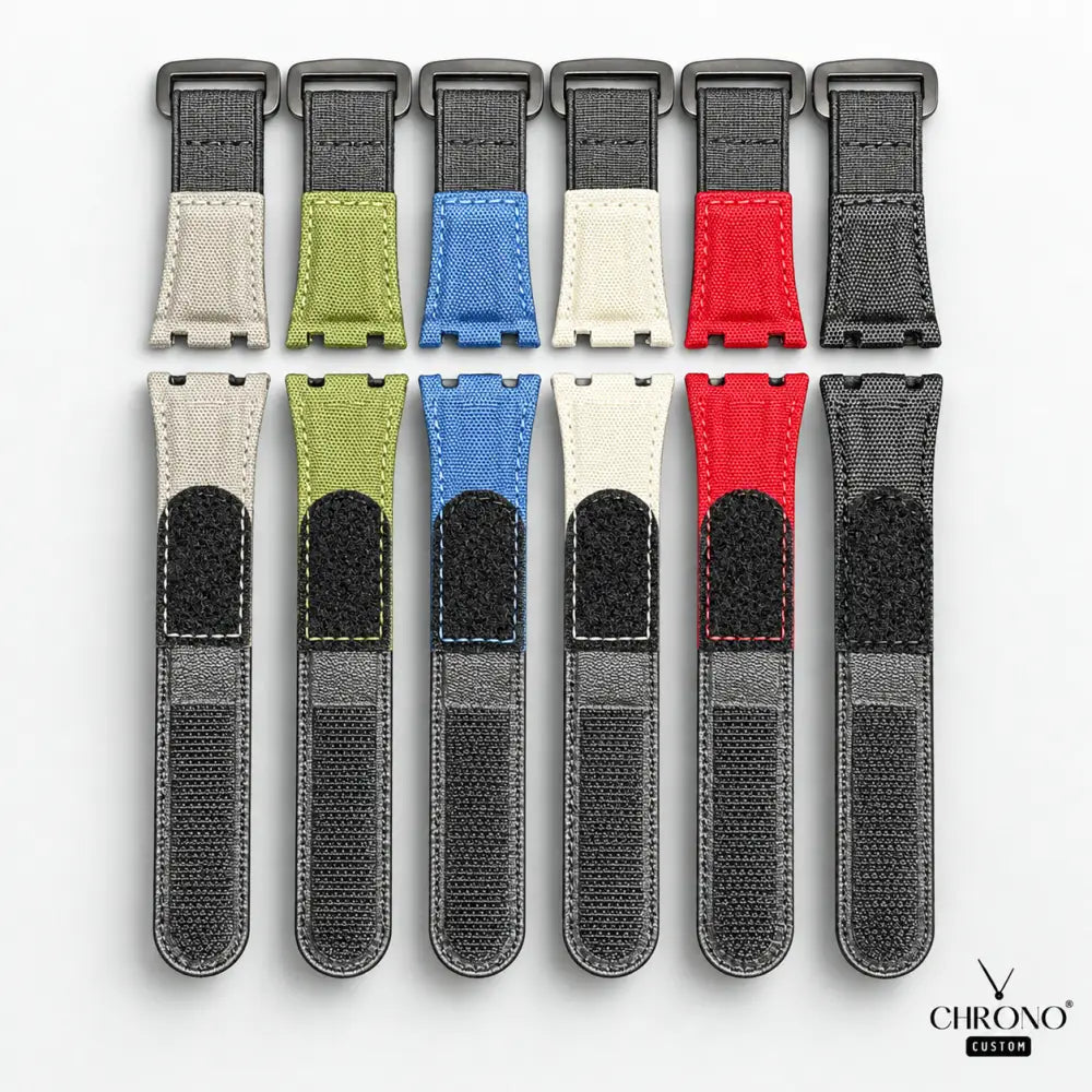 Custom Watch – Black Green Carbon Fiber