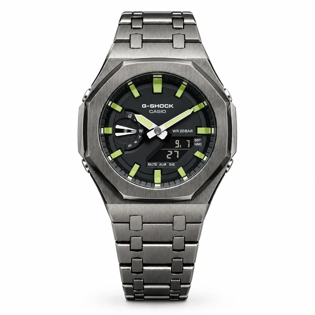 Custom Watch – Black Green Olive