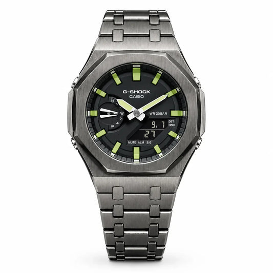 Custom Watch – Black Green Olive