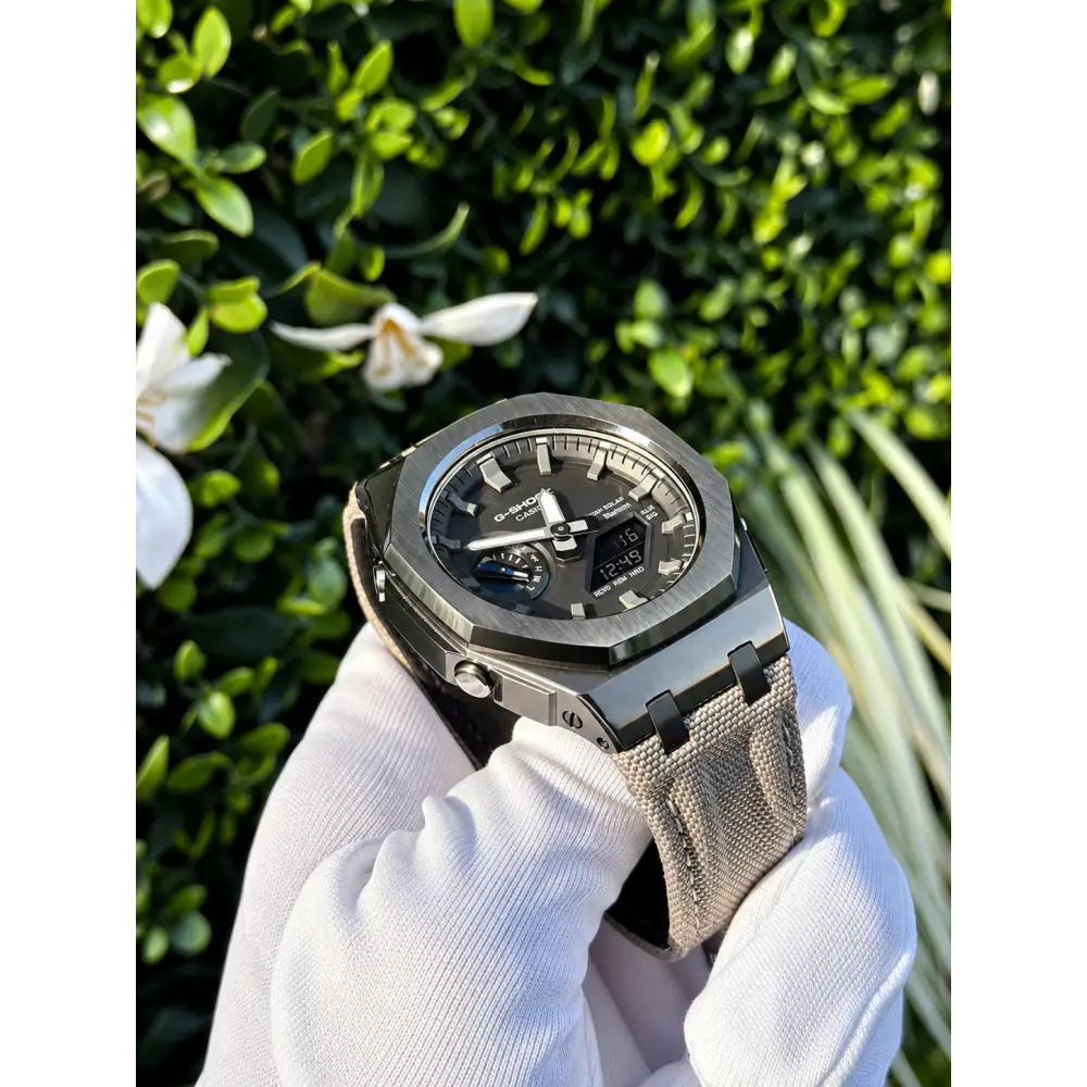Custom Watch – Black Metal Bluetooth