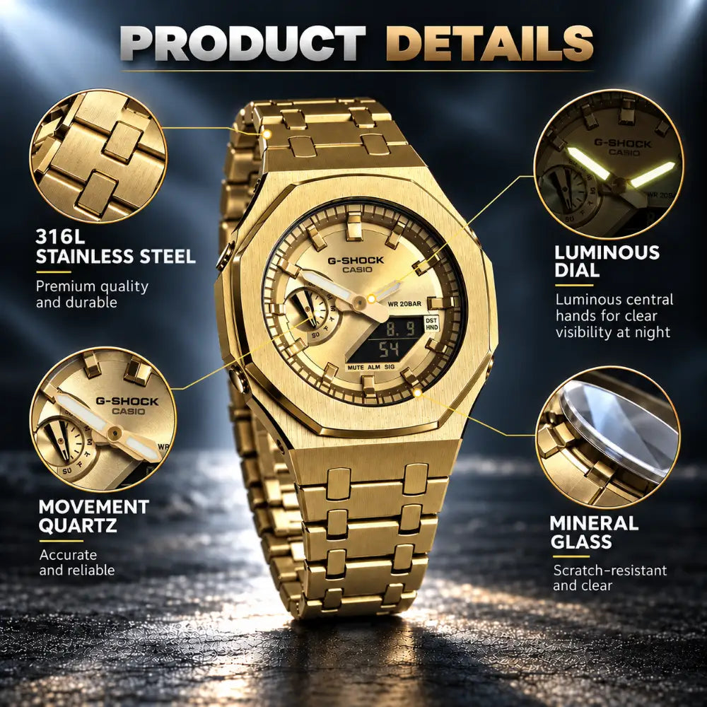 Custom Watch – Full Gold