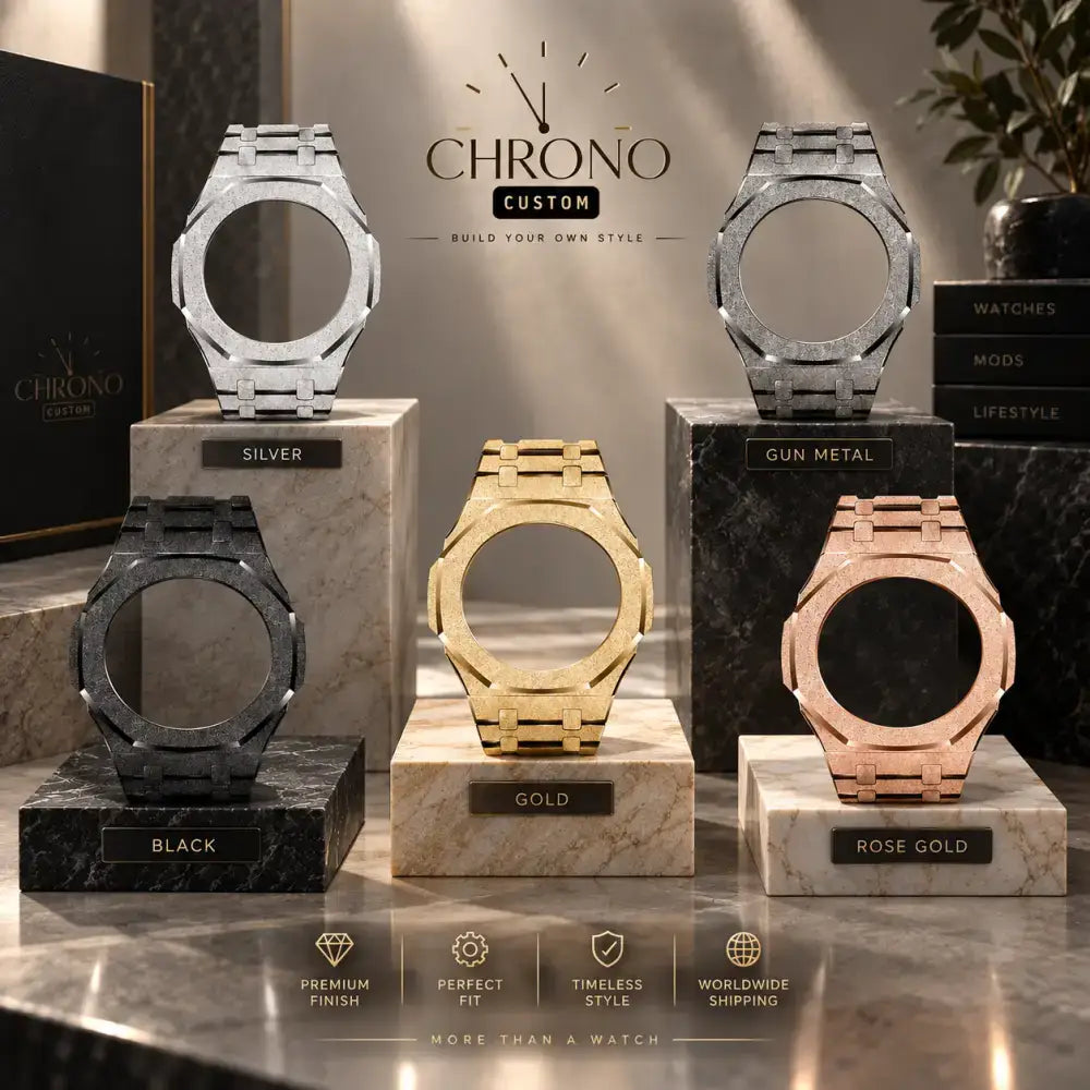 Custom Watch – Full Gold Frosted