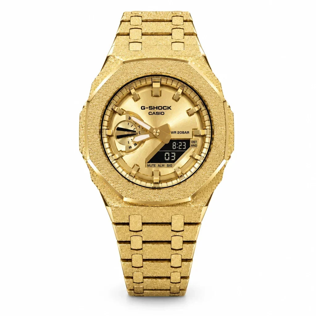 Custom Watch – Full Gold Frosted