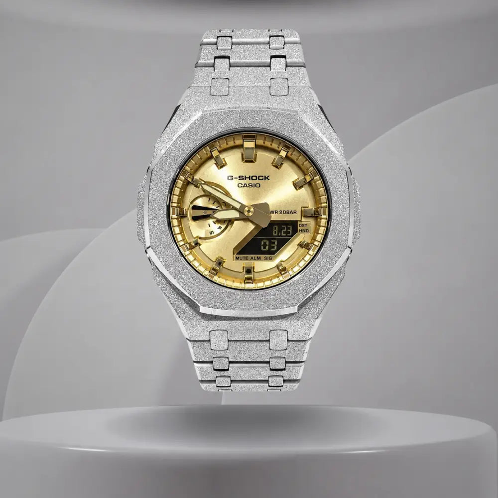 Custom Watch – Full Gold Frosted