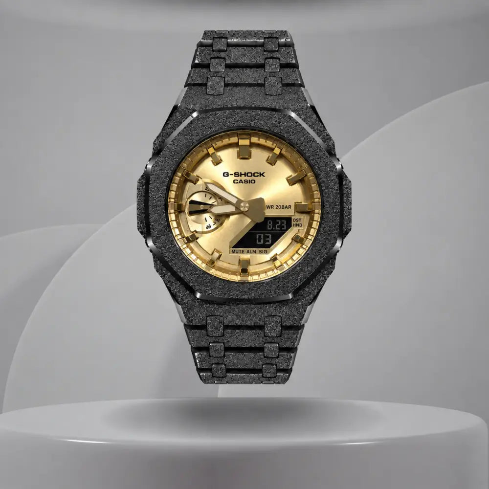 Custom Watch – Full Gold Frosted