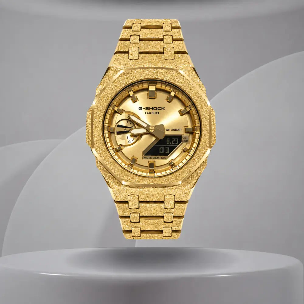 Custom Watch – Full Gold Frosted