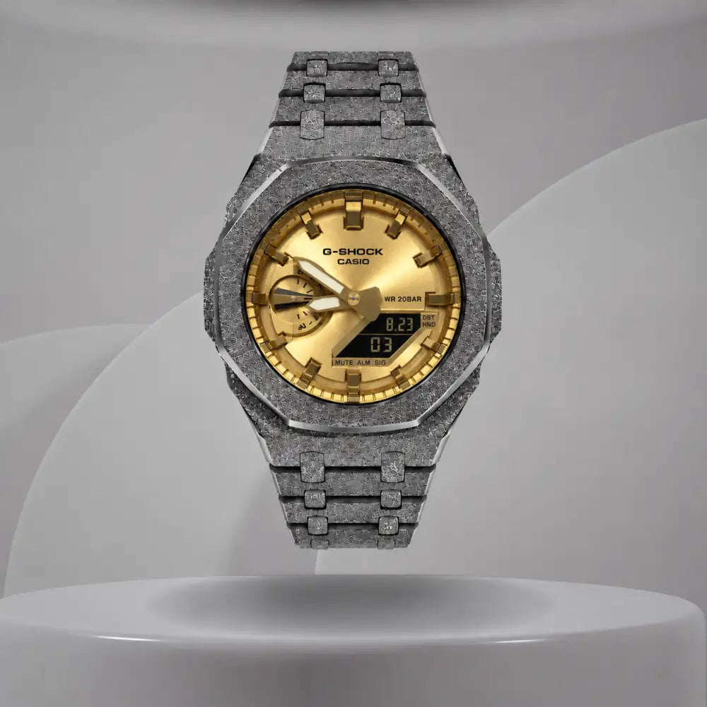 Custom Watch – Full Gold Frosted
