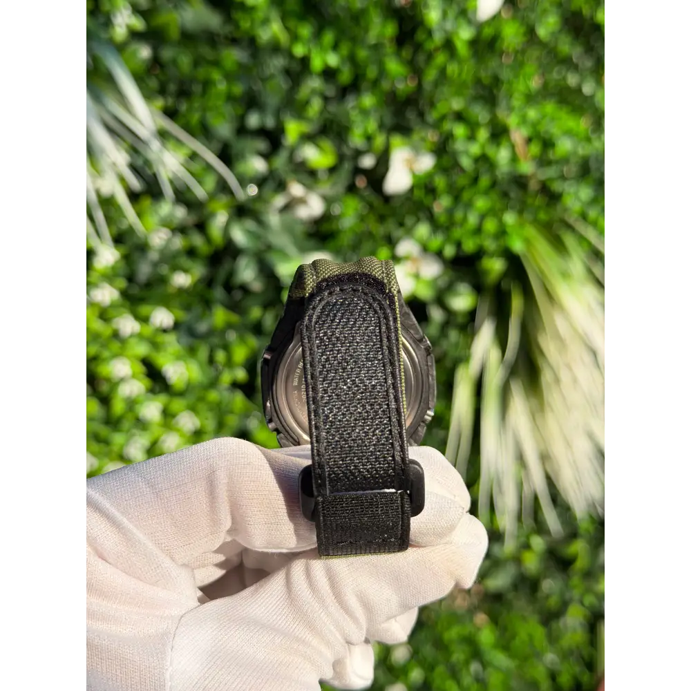 Custom Watch – Full Green Bluetooth Carbon Fiber