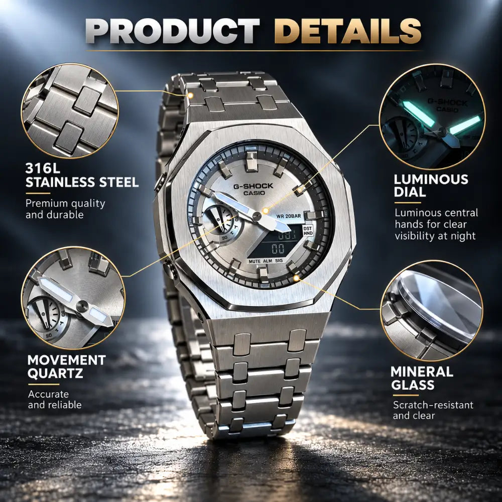 Custom Watch – Full Silver
