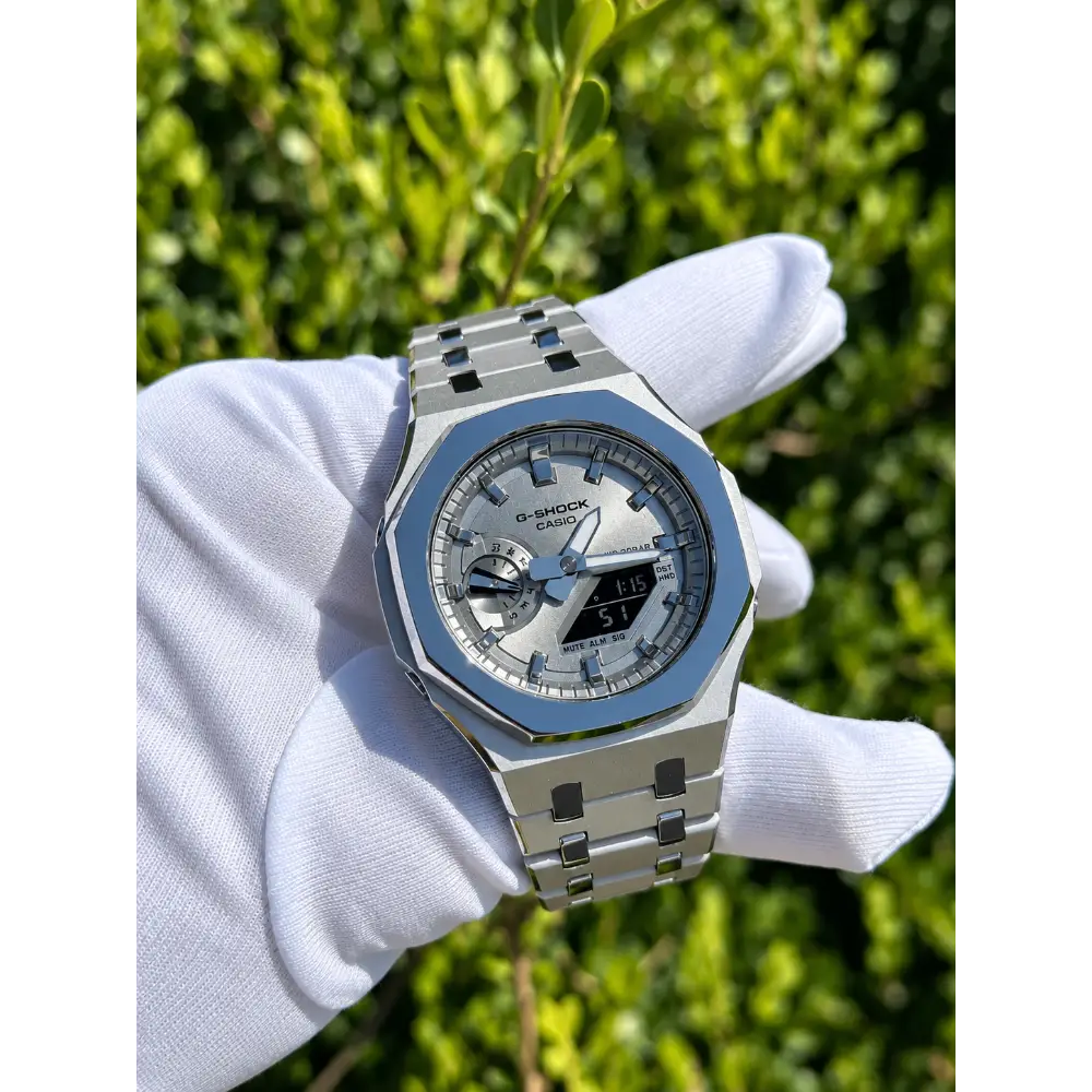 Custom Watch – Full Silver Mirror Polish