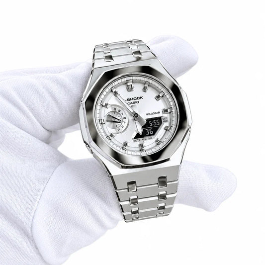 Custom Watch – Full Silver Mirror Polish