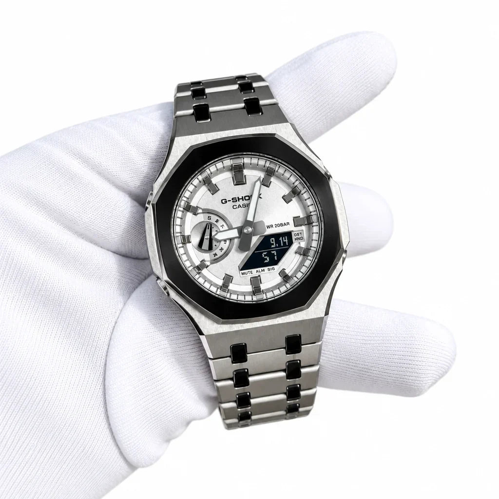 Custom Watch – Metal Grey Mirror Polish