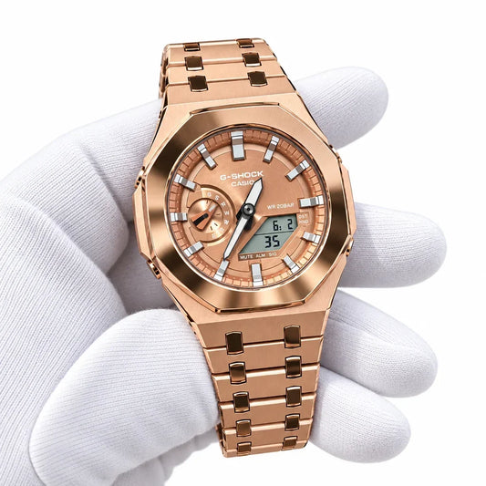 Custom Watch – Rose Gold Mirror Polish