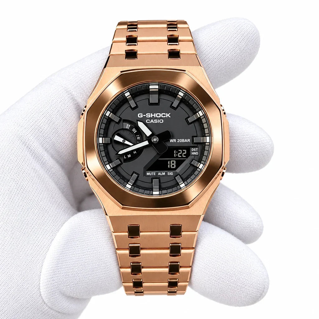 Custom Watch – Rose Gold Mirror Polish