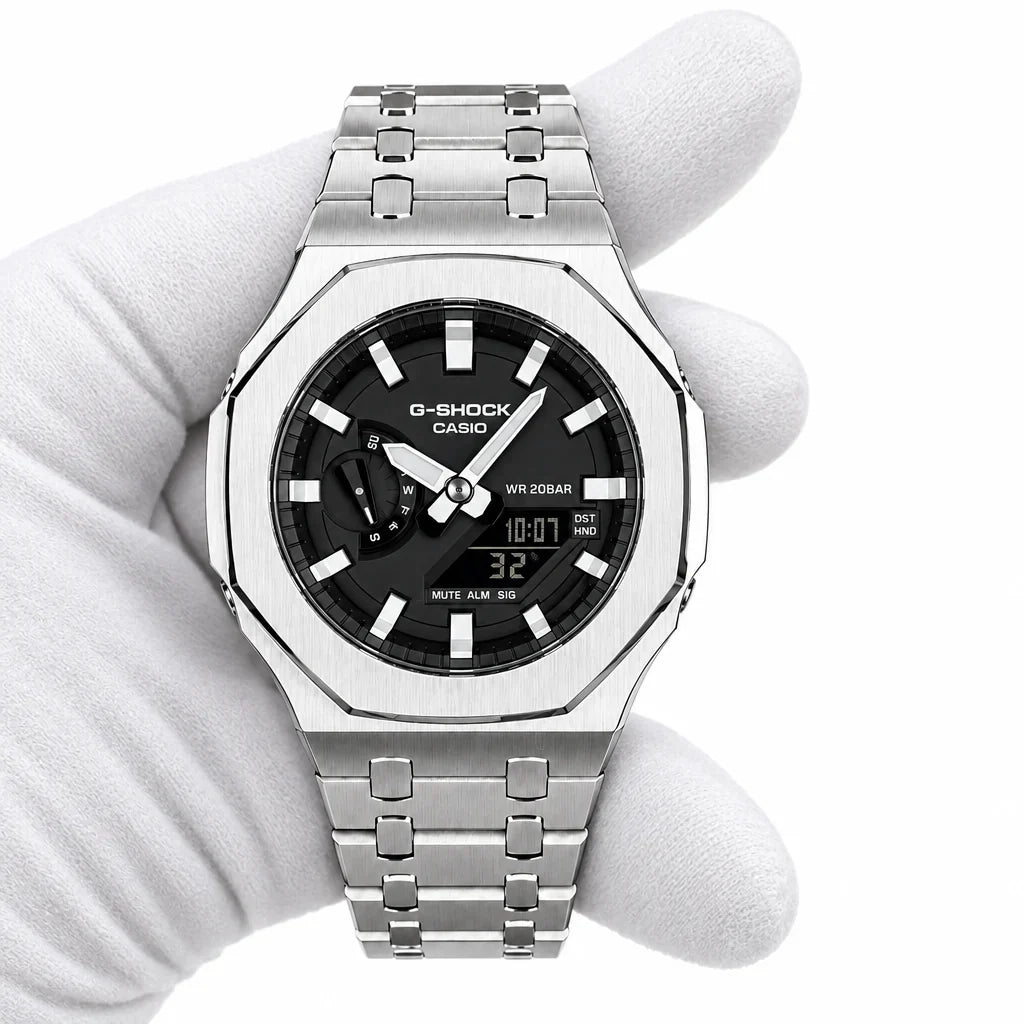Custom Watch – Silver White
