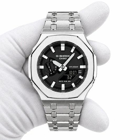 Custom Watch – Silver White