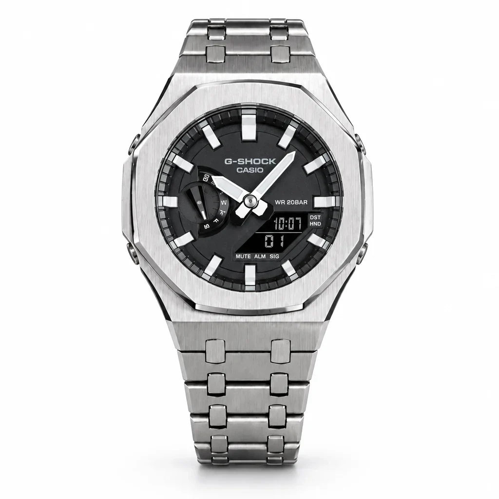 Custom Watch – Silver White