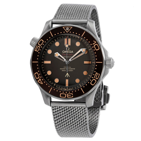 Omega Seamaster 300M "007 Edition" "No Time To Die" Automatic Chronometer Brown Dial Men's Watch 210.90.42.20.01.001