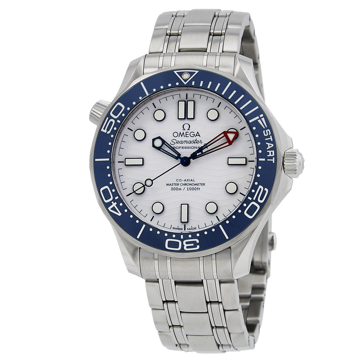 Omega Seamaster 42mm "America's Cup" Automatic Chronometer White Dial Men's Watch 21030422004002