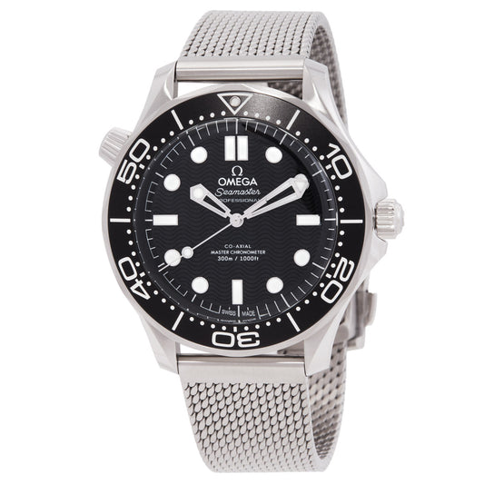 Omega Seamaster Automatic Chronometer Black Dial Men's Watch 210.30.42.20.01.010