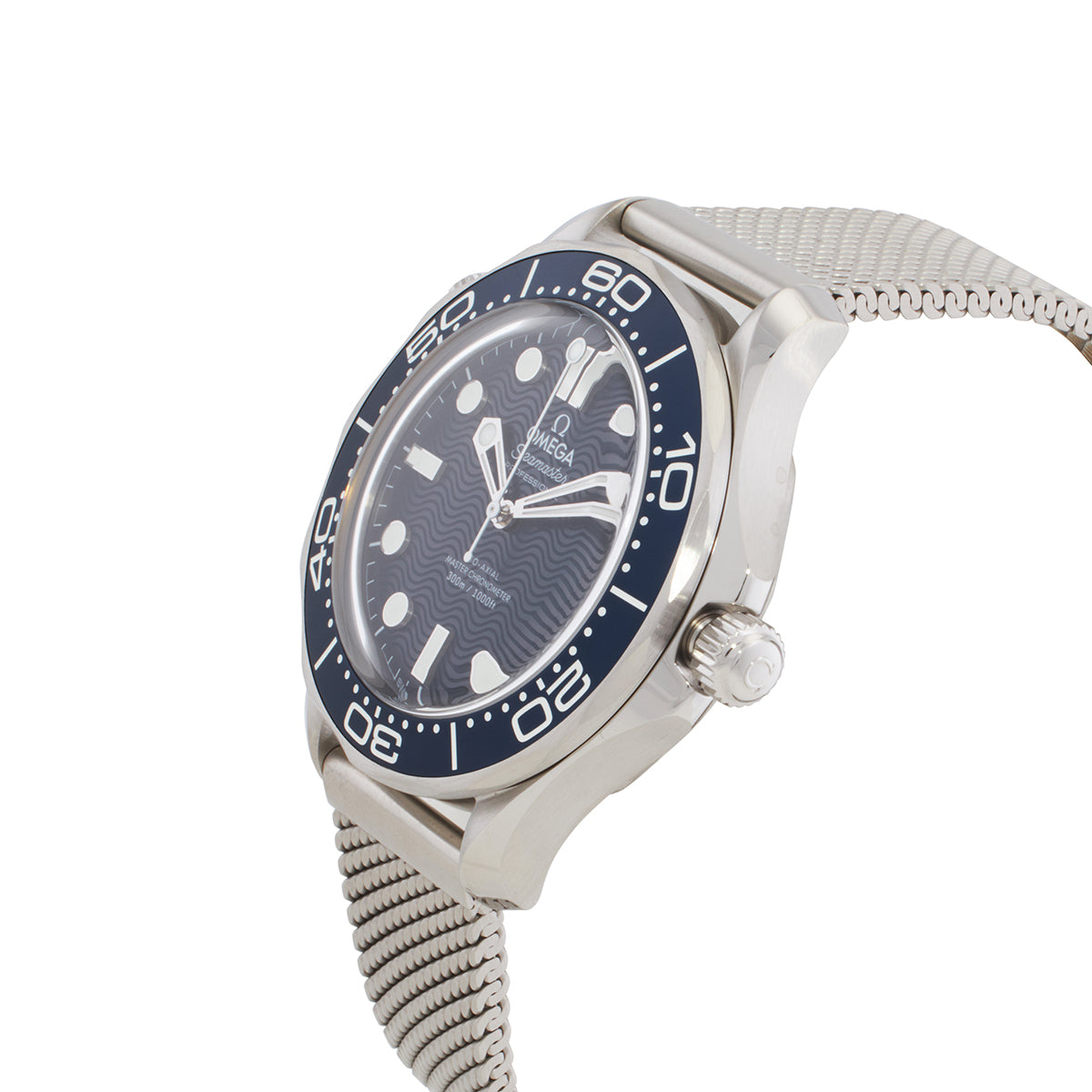 Omega Seamaster 300M James Bond 60th Anniversary Automatic Chronometer Blue Dial Men's Watch 210.30.42.20.03.002
