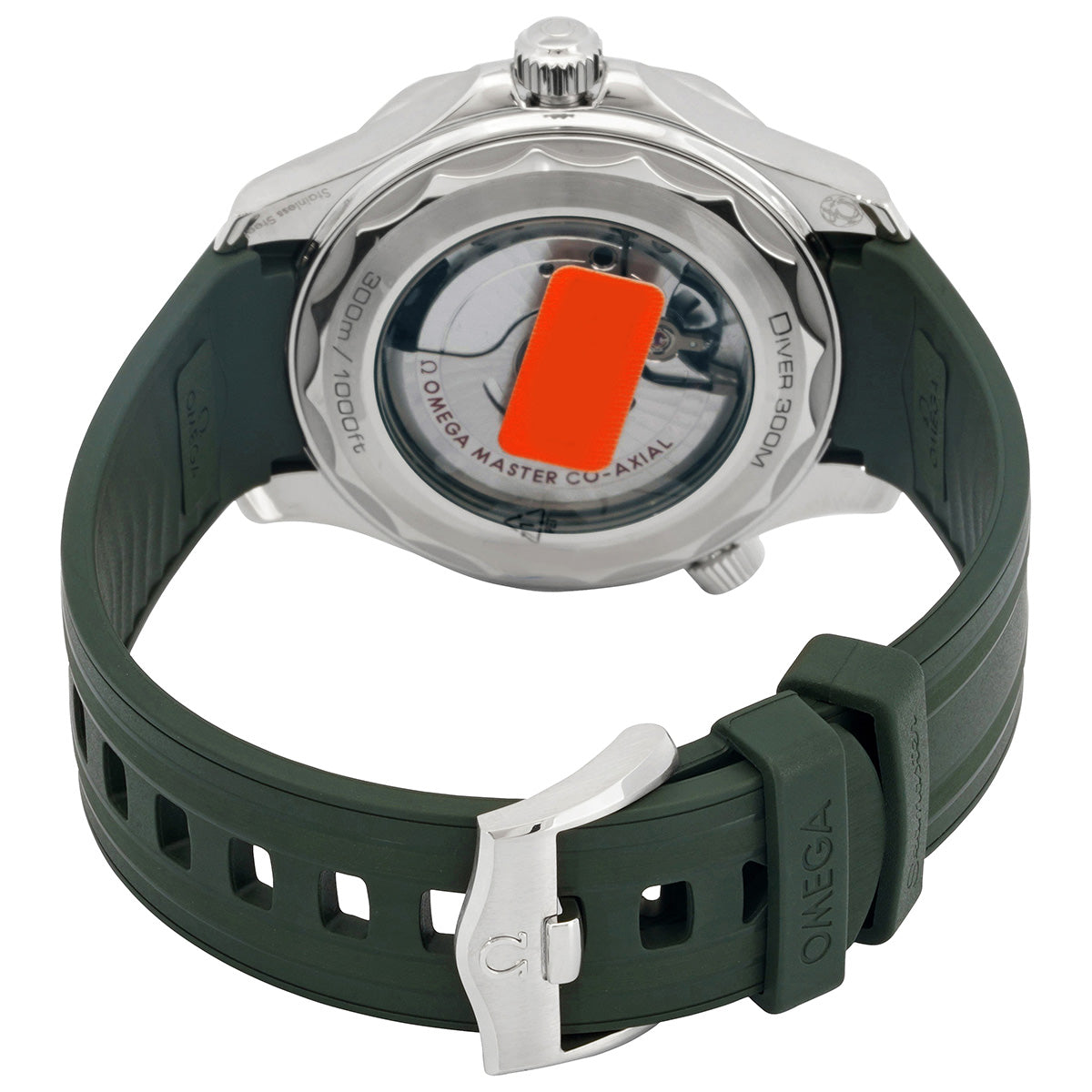 Omega Seamaster Diver Automatic Chronometer Green Dial Men's Watch 210.32.42.20.10.001