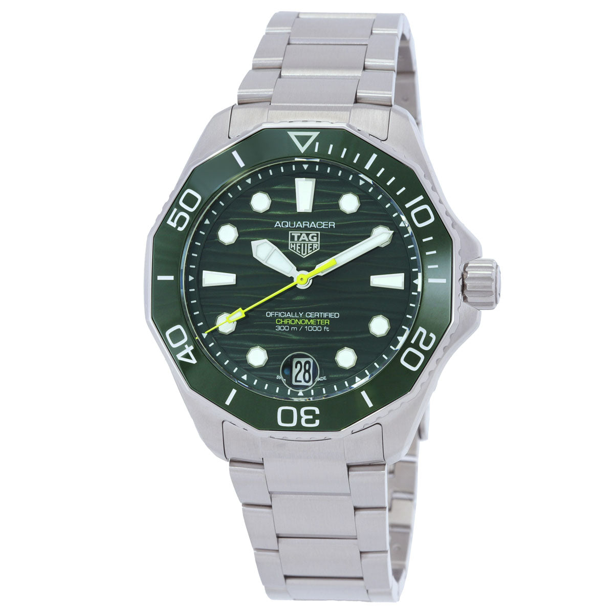 TAG Heuer Aquaracer Automatic Green Dial Men's Watch WBP5116.BA0013