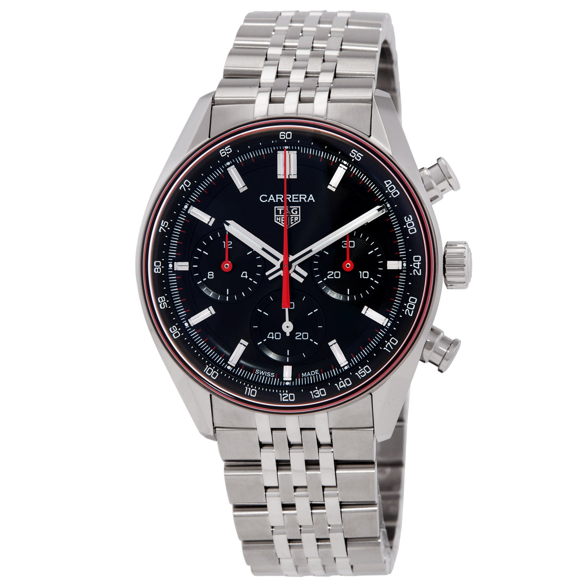 TAG Heuer Carrera Chronograph Automatic Black Dial Men's Watch CBS2114.BA0053