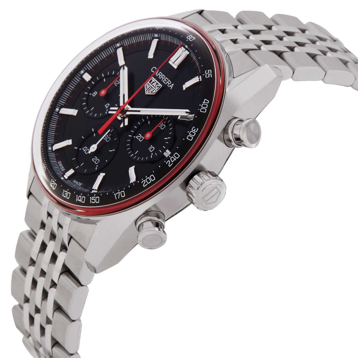 TAG Heuer Carrera Chronograph Automatic Black Dial Men's Watch CBS2114.BA0053