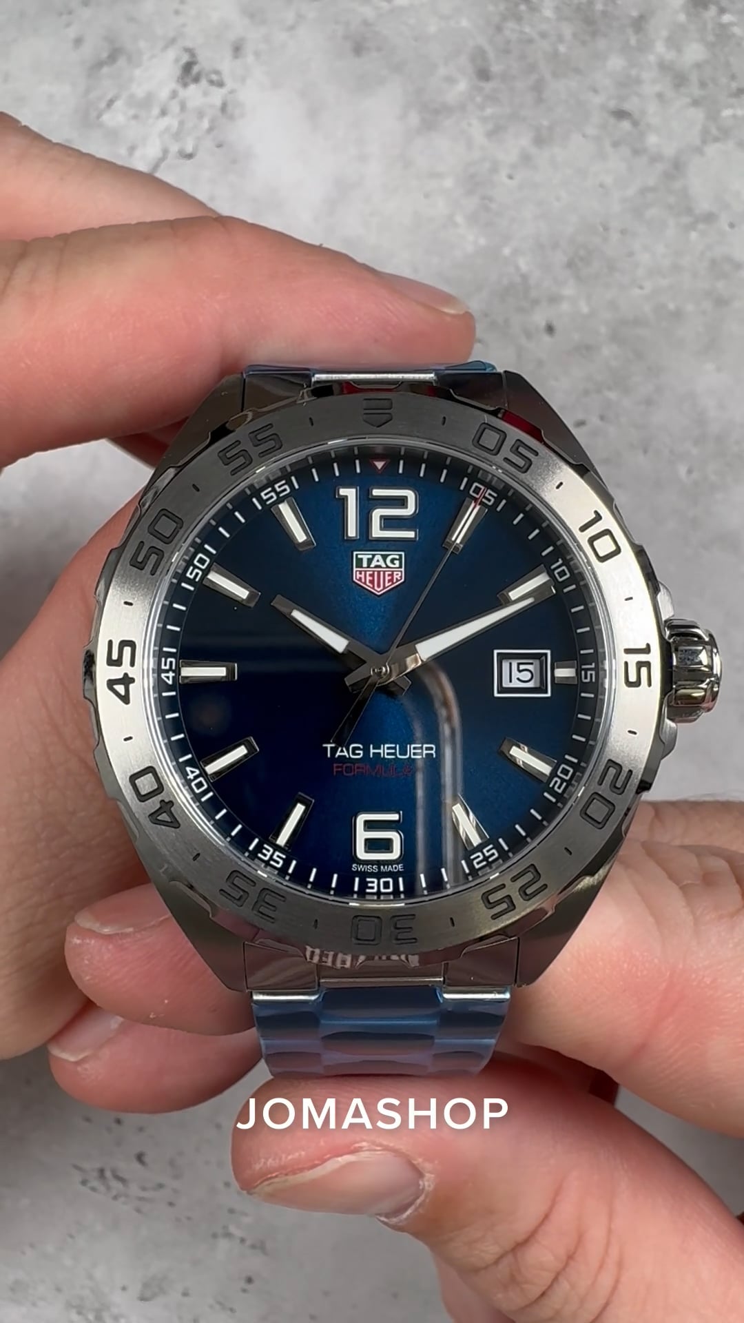 TAG Heuer Formula 1 Blue Dial Stainless Steel Men's Watch WAZ1118.BA0875
