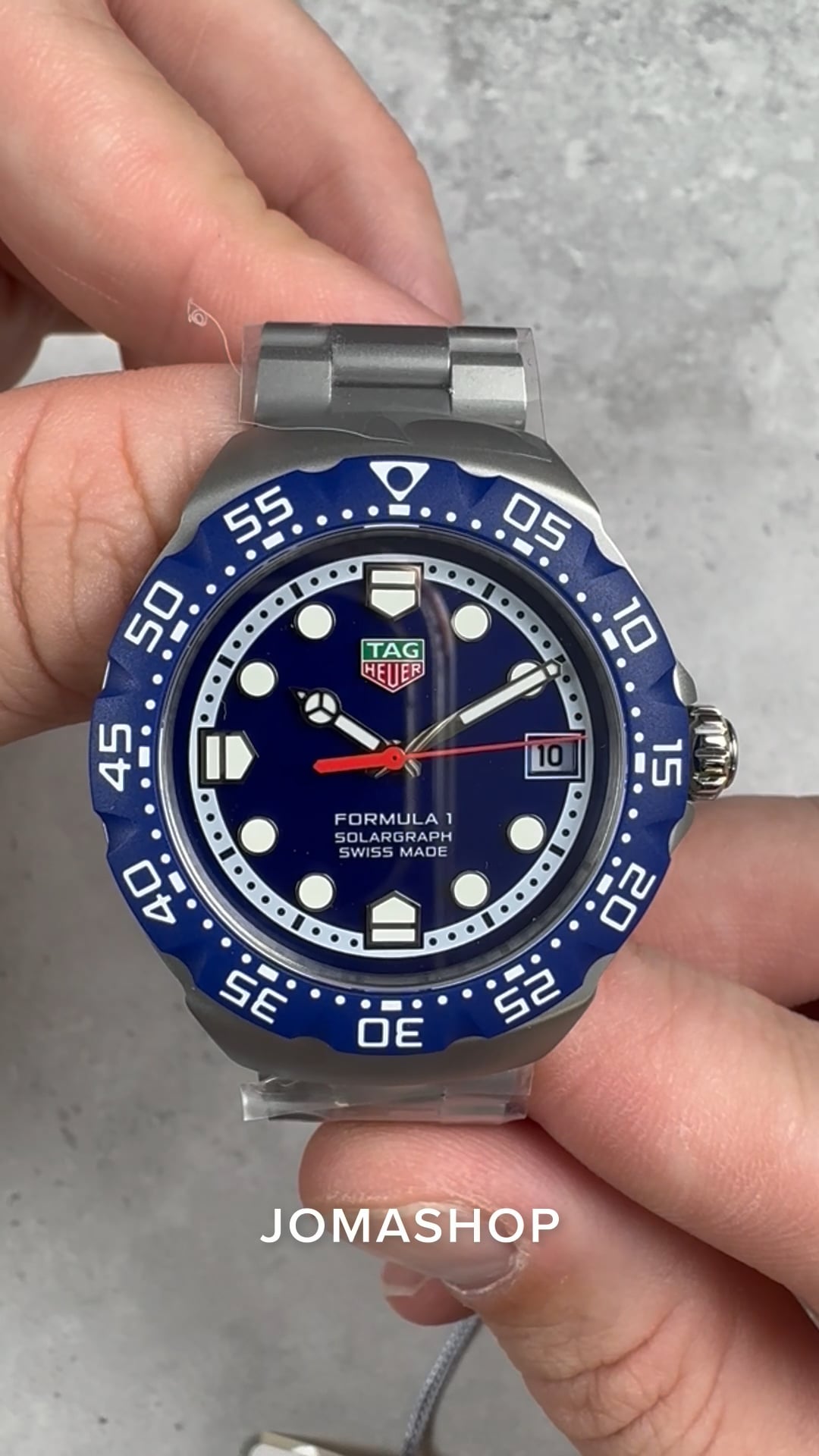 TAG Heuer Formula 1 Solargraph Blue Dial Men's Watch WBY1112.BA0042