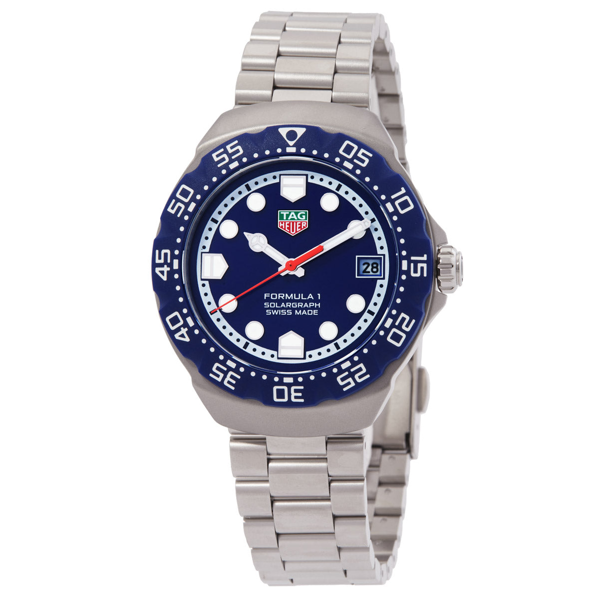 TAG Heuer Formula 1 Solargraph Blue Dial Men's Watch WBY1112.BA0042